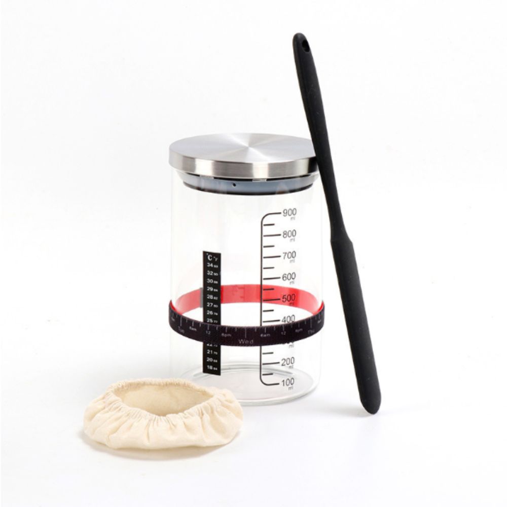 900ml Capacity Fermentation Container Wide Mouth Design Food Storage Tank  Fermentation Process