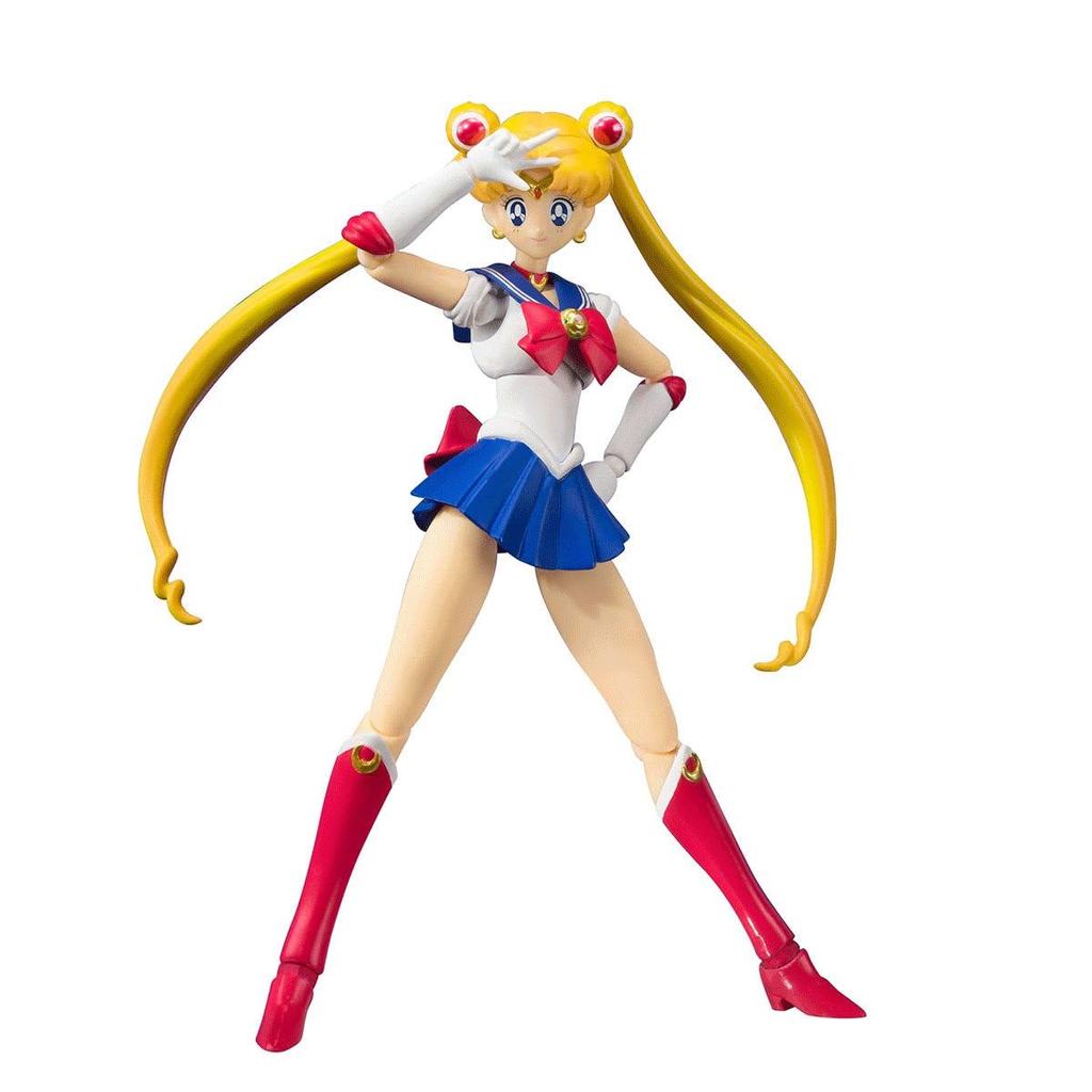 TAMASHII NATIONS S.H.Figuarts Pretty Guardian Sailor Moon Sailor Moon -Animation Color Edition- Approx. 140mm ABS & PVC Painted Movable Figure