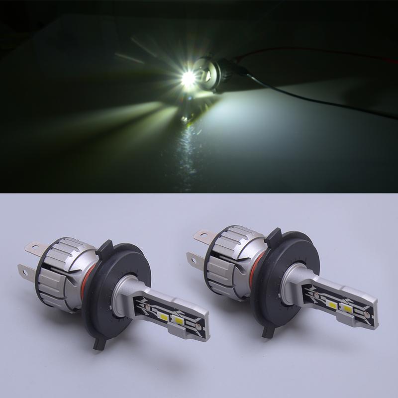 1 Pair H4 9003 30000LM LED Headlight High Low Beam Headlamp Bulb