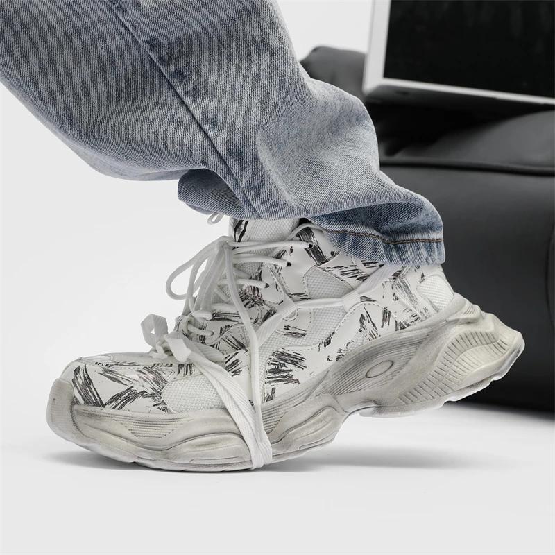 Pánské boty Tenisky Pánské tenisky Luxusní boty Pánské ležérní Trainer Race Prodyšné módní mokasíny Běžecké boty pro muže