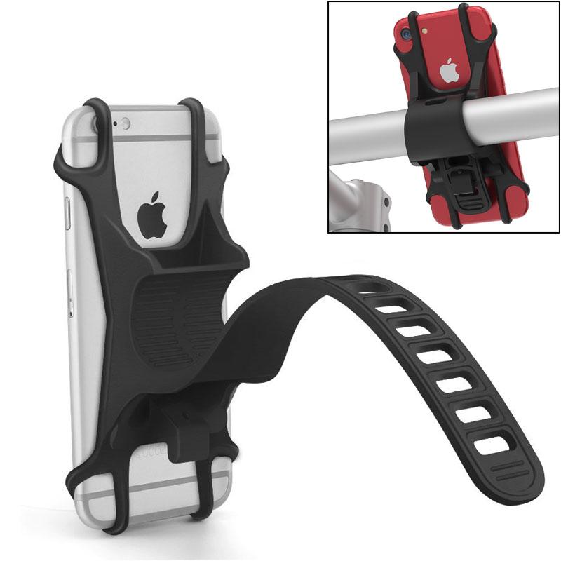 Factory Product 2022 Full Black Silicone Phone Bike Holder Silicone чёрный