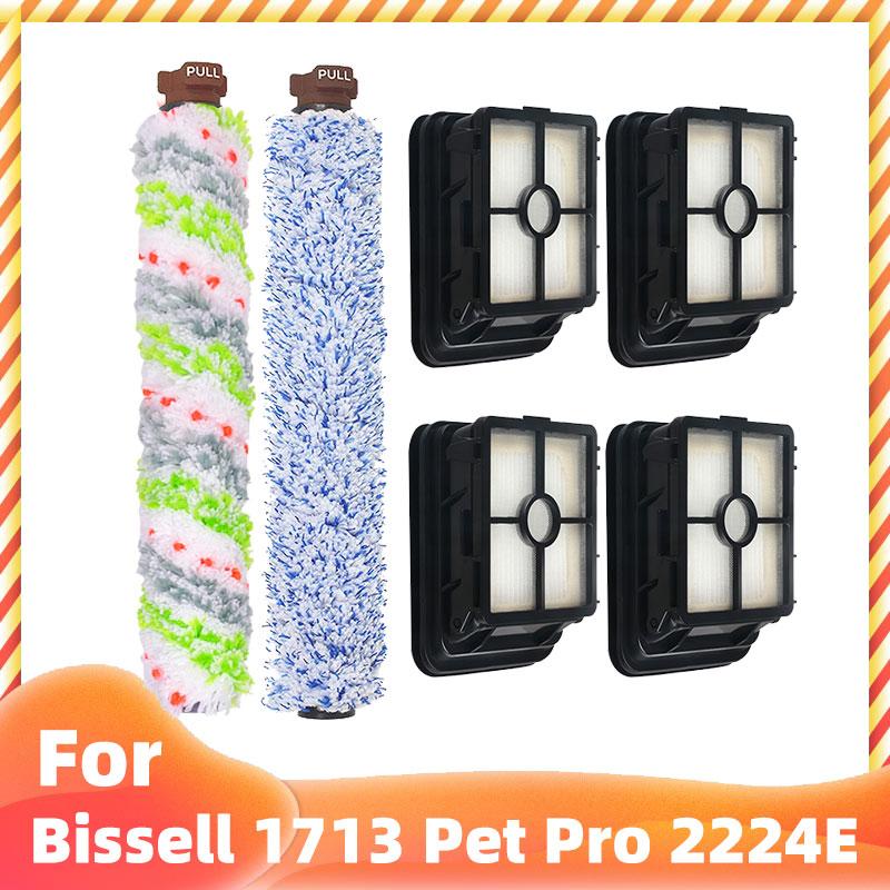 Spare For Bissell Crosswave 1713 1785 1866 1868 1934 1926 Pet Pro 2223N Cordless 2582N Hepa Filter Roller Main Brush