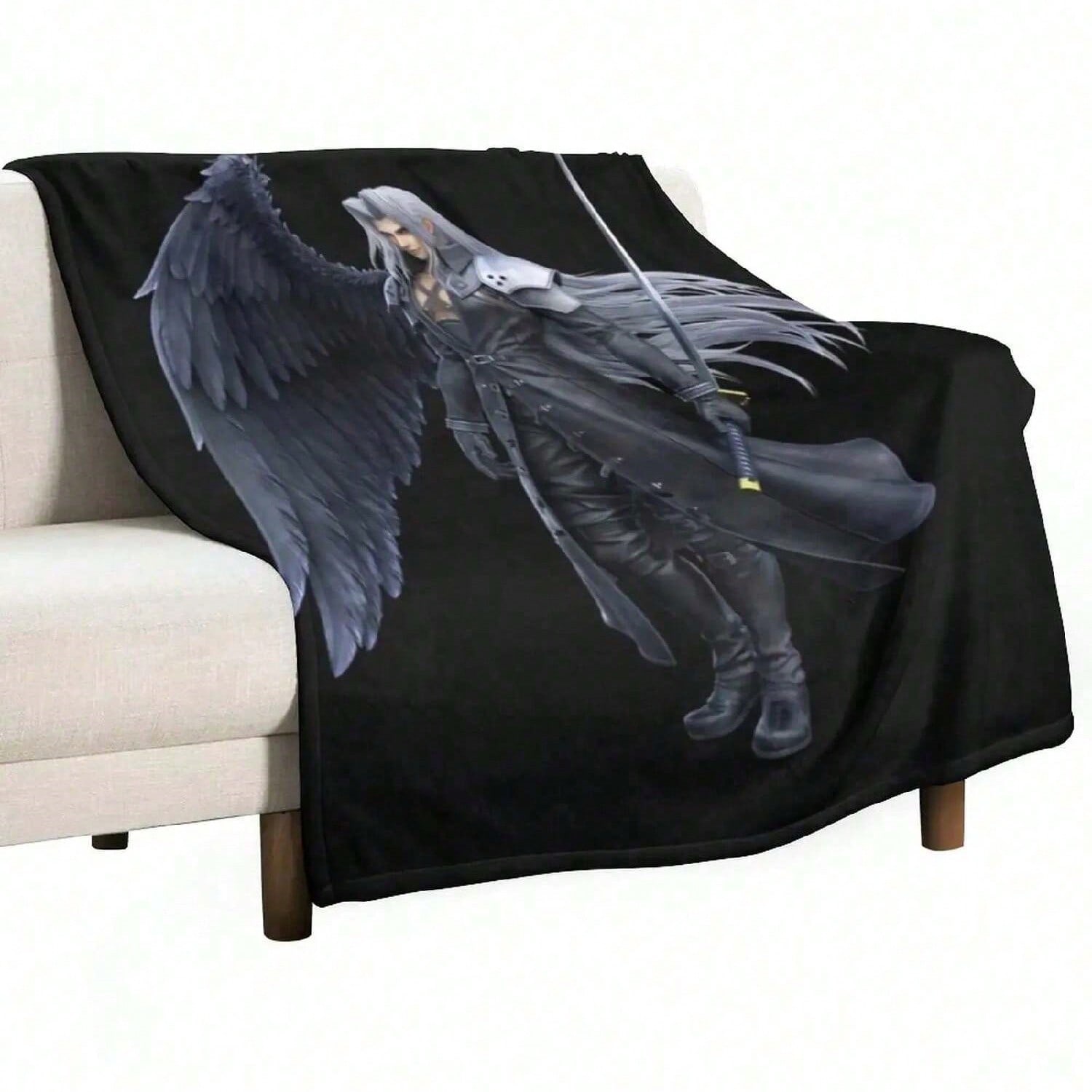Sephiroth Smash Render Essential T-Shirt Throw Blanket Picnic Blanket Blanket S разноцветный