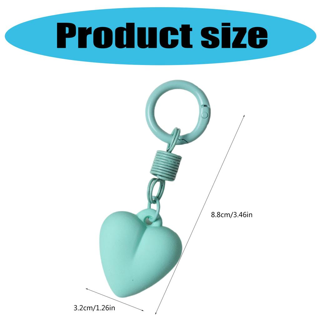 Heart Keyring Korean Styles Keychain Pendant Car Key Chain Creative Keyrings Backpack Hanging Ornaments Bag Charm