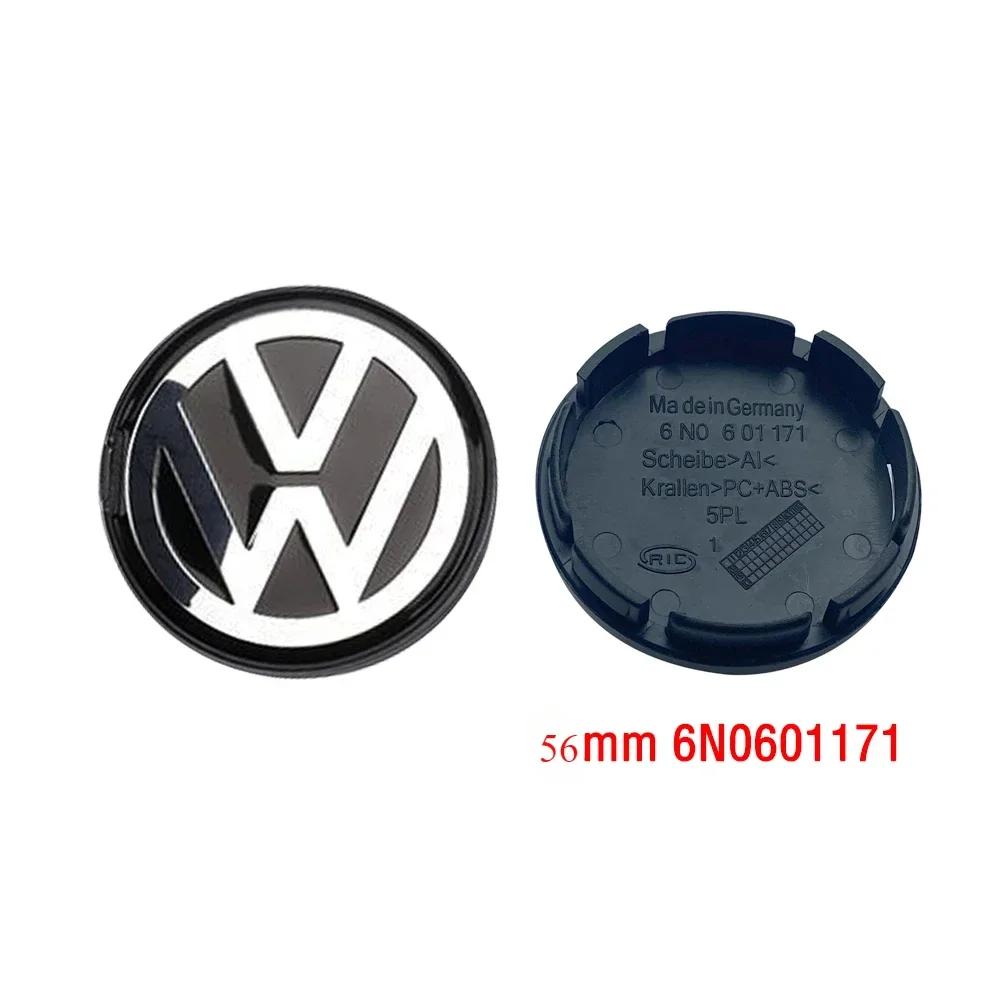 

For VW VW 4pcs ABS 56mm/65mm/66mm Car Styling Wheel Center Cap Hub Covers Badge Accessories For Volkswagen Golf 6CD601171 5G06