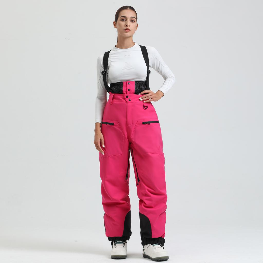 2025 New Unisex Ski Pants Women Windproof Waterproof Snow Pant Warm Breathable Thickened Winter Outdoor Snowboarding Trousers