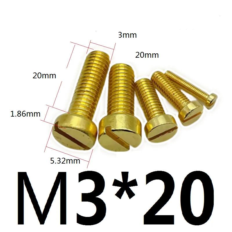 M 2,5 3 4 5 6 8 10 12 Metrisch X 4-25mm Länge Messing Senkkopf Schlitzschraube Bolzen