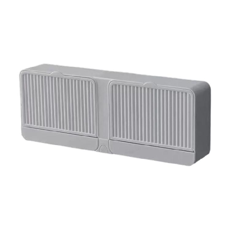 Adhesive Soap Box Holder for Kitchen And Shower Easy Cleaning For Bathroom and Kitchen Accessories
