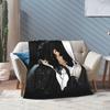 Mj King Of Pop 90S Michaels Jacksons Blankets Flannel Printed Breathable Super Soft Throw Blankets for Bed Car Plush Thin Quilt