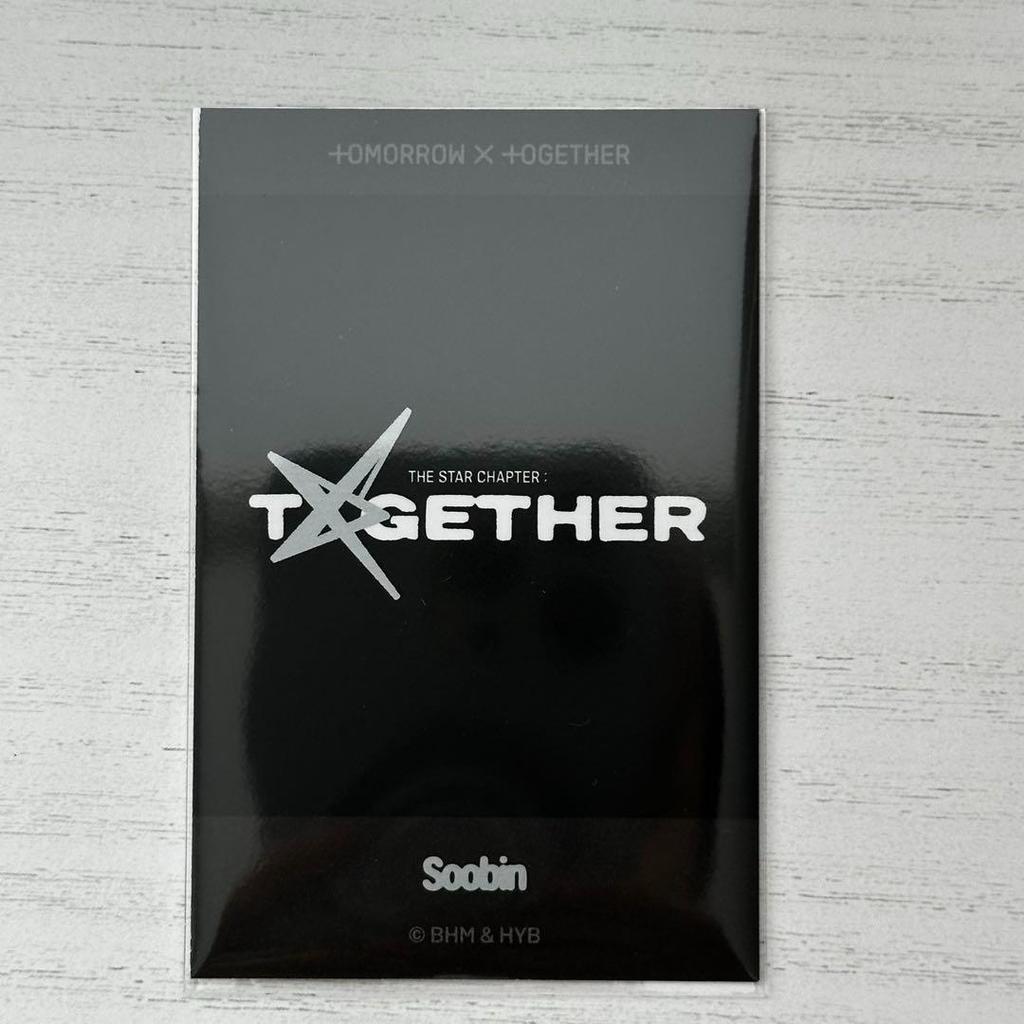 [USED] TXT Pulpadu Hair Tie & Soobin Photo Card