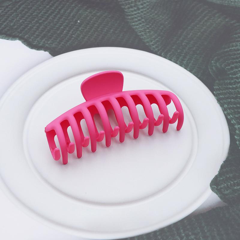 New Large Size Hair Claws for Women Claw Clip Korean Headdress Soild Color Crab Hair Clip Hairpin Fashion Hair Accessories