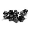10Pcs Knob Bolt Lathe Hand Grip Twist Knob Nut Screw FiveStar Plum Locking Handle M6x32x20