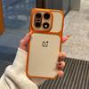 Frosted Transparent Phone Case for Oneplus 15 13 13T 1+15 6.78inch Shockproof Plating Frame Full Camera Protect Hard Matte Cover
