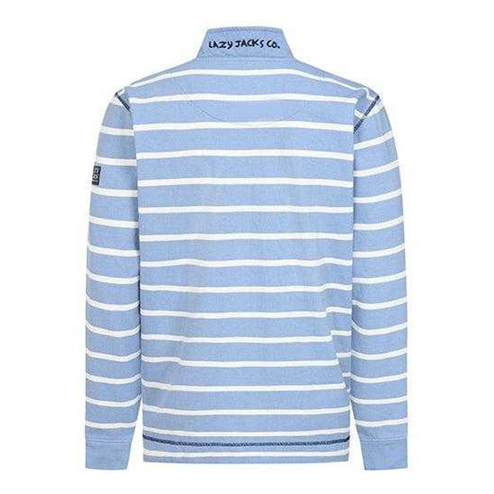 Lazy Jacks Mens Striped Pique Sweatshirt