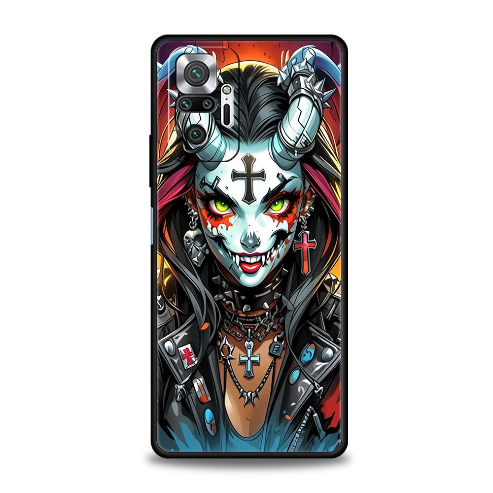 Hot Girls Phone Case Cover for Redmi 14C 10C Note 15 14 13 12 10 11 K40 Pro Plus 5G Soft TPU Shockproof Shell Fundas Capas Bags