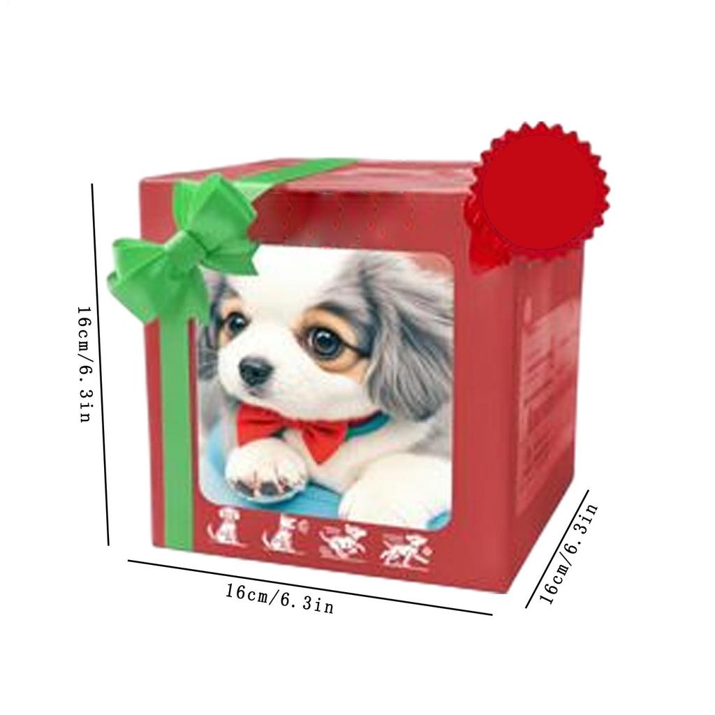 Creative realistic Puppy Robot Cute Comfortable Touch Animal Plush Toys Short Plush Doll Educational Toy Birthday Gifts For Kids