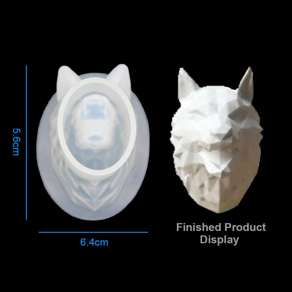 

Silicone World 3D Geometric Bear Candle Mold Candle Making Silicone Molds Epoxy Resin Soap Chocolate Gifts Craft Supplies Decor