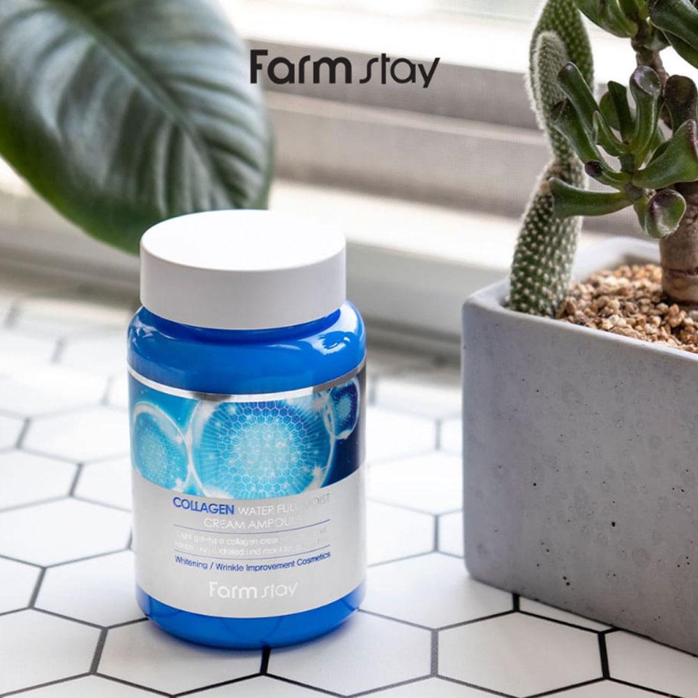 Farmstay Colagen Waterfull Moist Cream Fiola 250ml