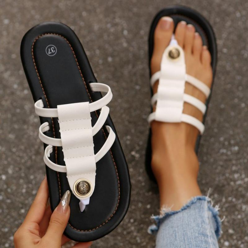 Fashion Anti-slip Ms. Slippers Herringbone Slippers Casual Beach Ms. Slippers Comfortable and Breathable In Summer