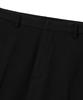 TRILLION Essential Semi-Wide Slacks (Black)