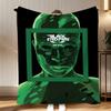 popular band Black Eyed Peas Throw Soft Coral Fleece Blanket 310gsm Fluffy Warm Throw for Sofa Bed Couch Bedroom Decor