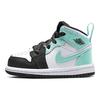 Air Jordan 1 Mid TD Tropical Twist Baby Sneakers Green White Black 640735-132