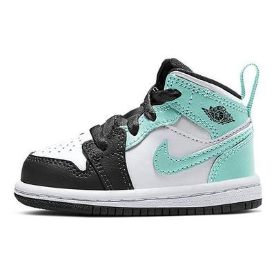 Air 1 Mid TD Tropical Twist Baby Sneakers Groen Wit Zwart 640735-132