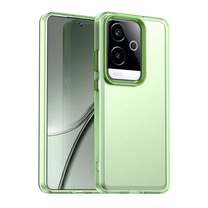 Anti-Drop Candy Color Phone Case For Realme GT 6 China Matte Transparent Case Realme GT 6 China Cover For Realme GT 6 China Case