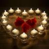 20Pcs Paraffin Spherical Floating Candles Valentine Wedding Birthday Confession Candle Gift