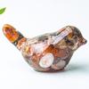 Resin Crystal Bird Figurine With Natural Waterstone For Home Office Decor Gift For Friends