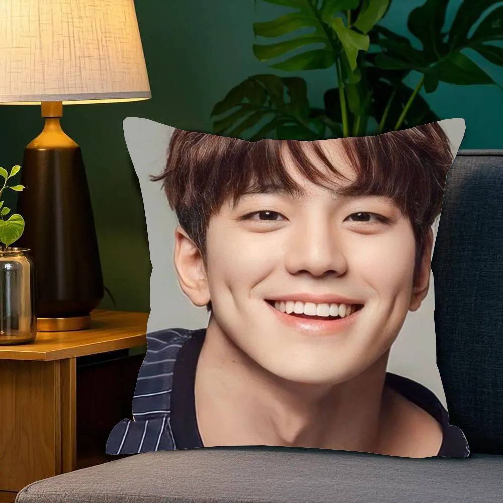 Korean Celebrity Kim Min Kyu Pillow Case Fashion Square Pillowcase Bedroom Sofa Room Ins Decoration Leisure