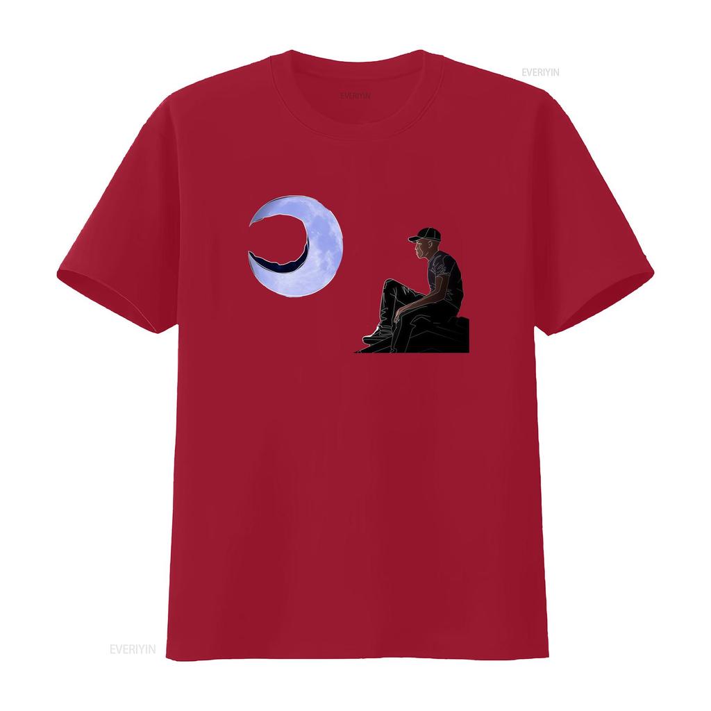 T Shirt So La Lune Cover Vintage Casual Designer Clothes Unisex Versatile Comfortable Homme Fashion Stretched Breathable