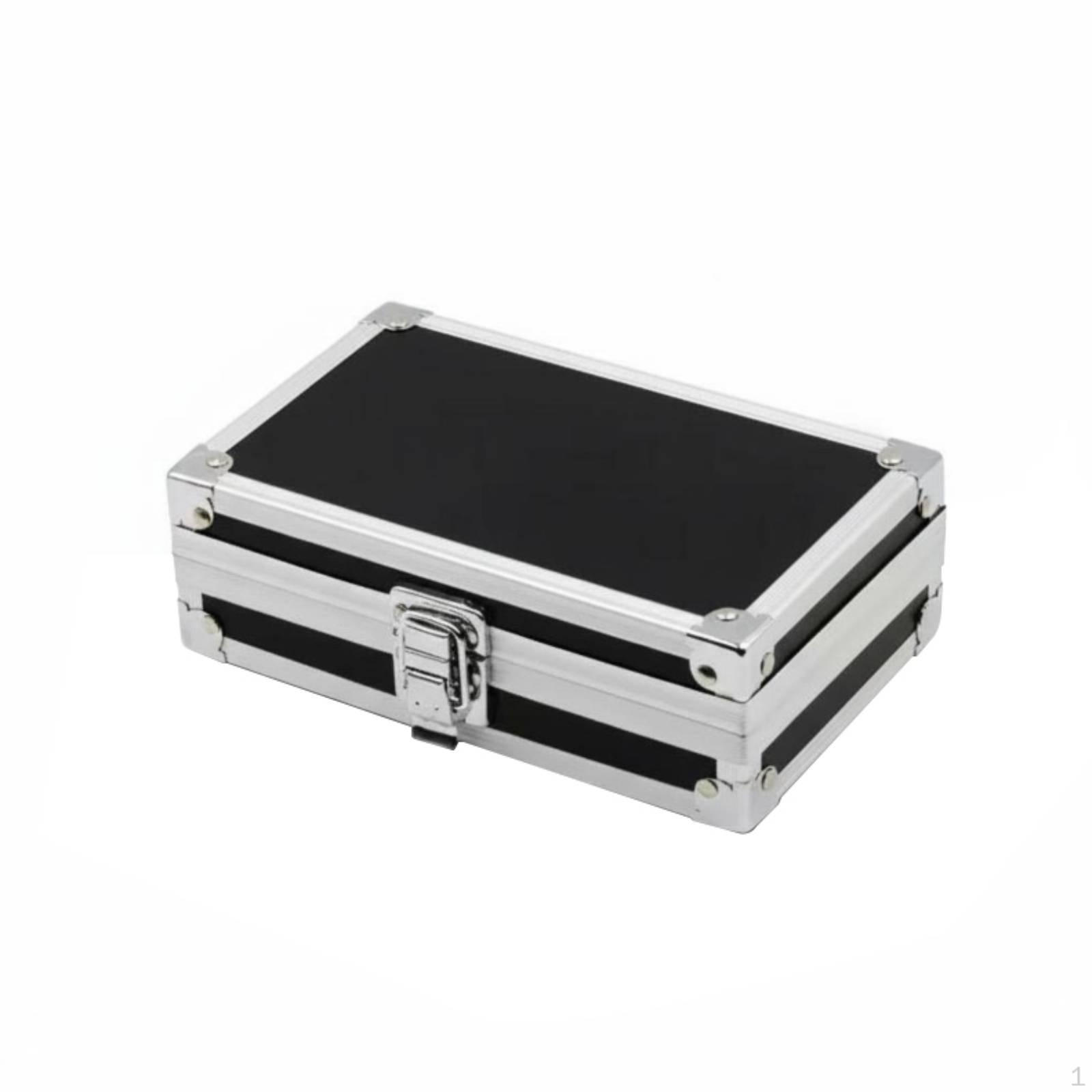 Aluminum Versatile Metal Equipment Case Lockable Portable Briefcase for Electricians,