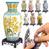 Artistic 3D Puzzle Vase Waterproof Flower Vase Jigsaw Home Decoration Vase  Housewarming Gift