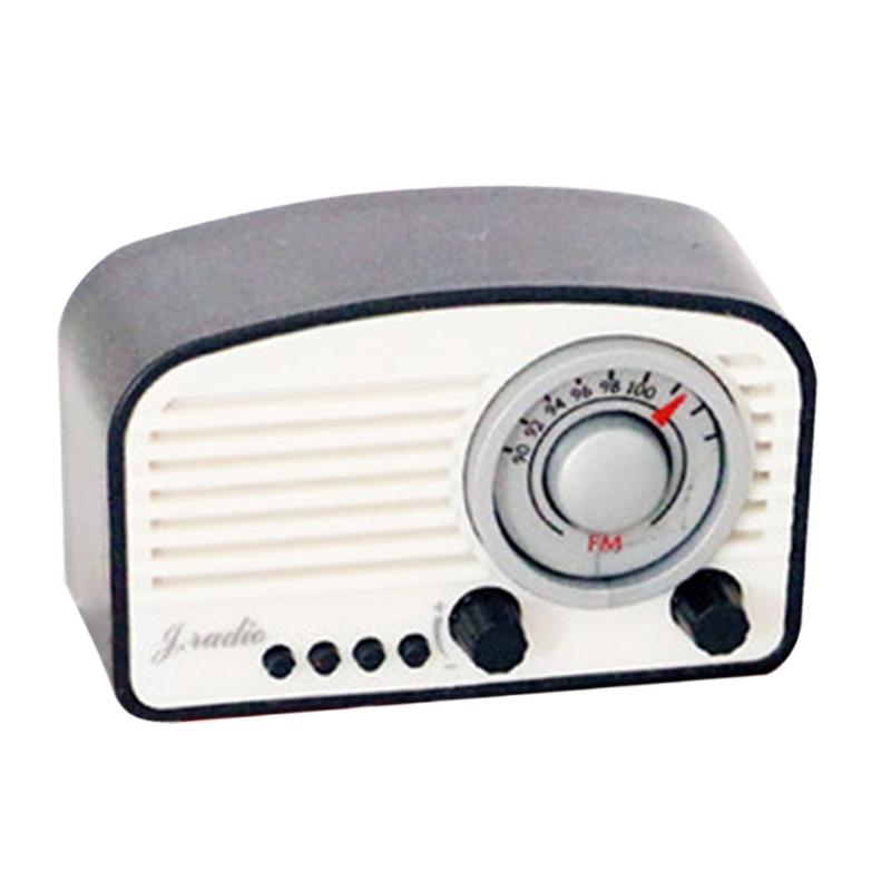 1:12 miniaturních simulací staromódního retro rádia, modelů magnetofonů, nábytku X3UC