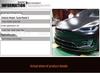 Compatible with Tesla Model X RZ: Carbon Fiber Front Lip & Bumper Diffuser Spoiler Kit.
