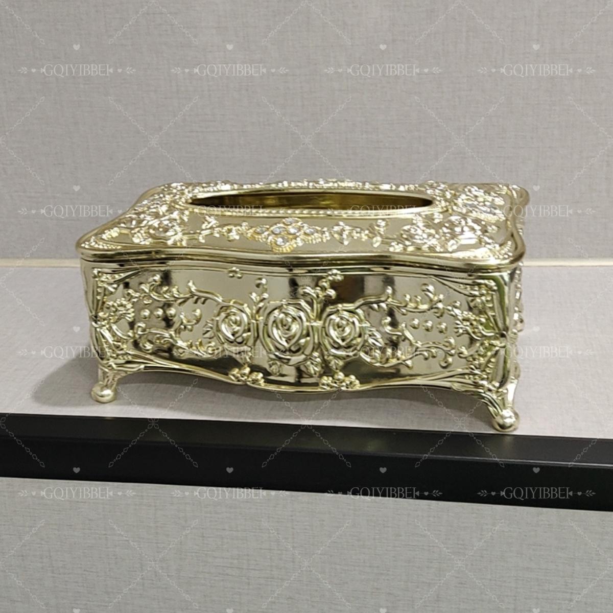 

European Style Home Decoration Tissue Box,Living Room,Study,Bar Counter,Hotel Restaurant,Desktop Napkin Extraction Box
