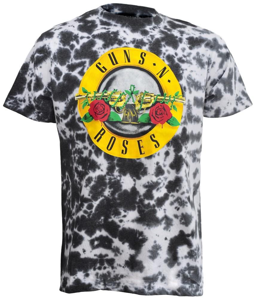 

Official Guns N Roses T Shirt Classic Logo Tie Dye New S