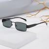 Vintage Square Sunglasses Women Men Rectangle Sun Glasses Female Oval Eyewear Metal Frame Sunglasses for Male Female Eyeglasses