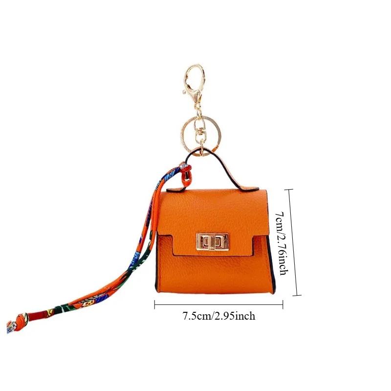 Mini bag pendant, house small bag, light luxury bag, new fashion decoration, red envelope, headphones, charter key bag