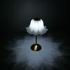 Modern Minimalist Flower Shape Table Lamp USB Rechargeable 3 Color Dimmable LED Night Light for Bedroom Bedside Home Decor