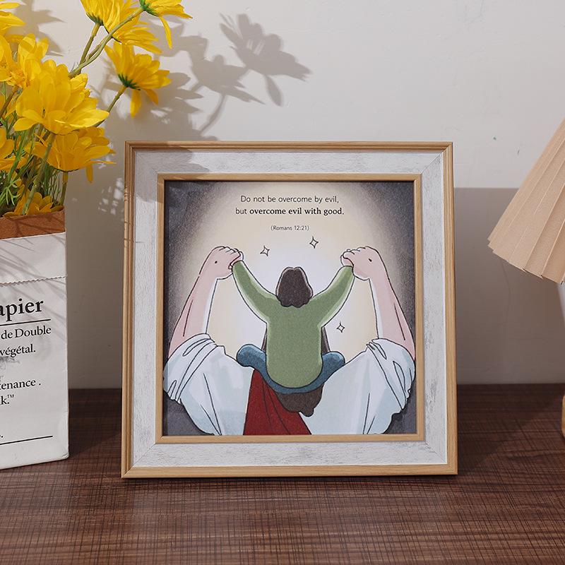 

Европейская и американская квадратная фоторамка: Настольный креативный домашний декор 5x6 дюймов для демонстрации фотографий и произведений искусства Custom sizes