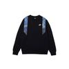 Nike Custom  Artistic Starry Sky Design Warm Versatile Color Block Letter Logo Crewneck Sweatshirt Unisex Sweatshirt Black BV2667-010(TEAM702-C16)