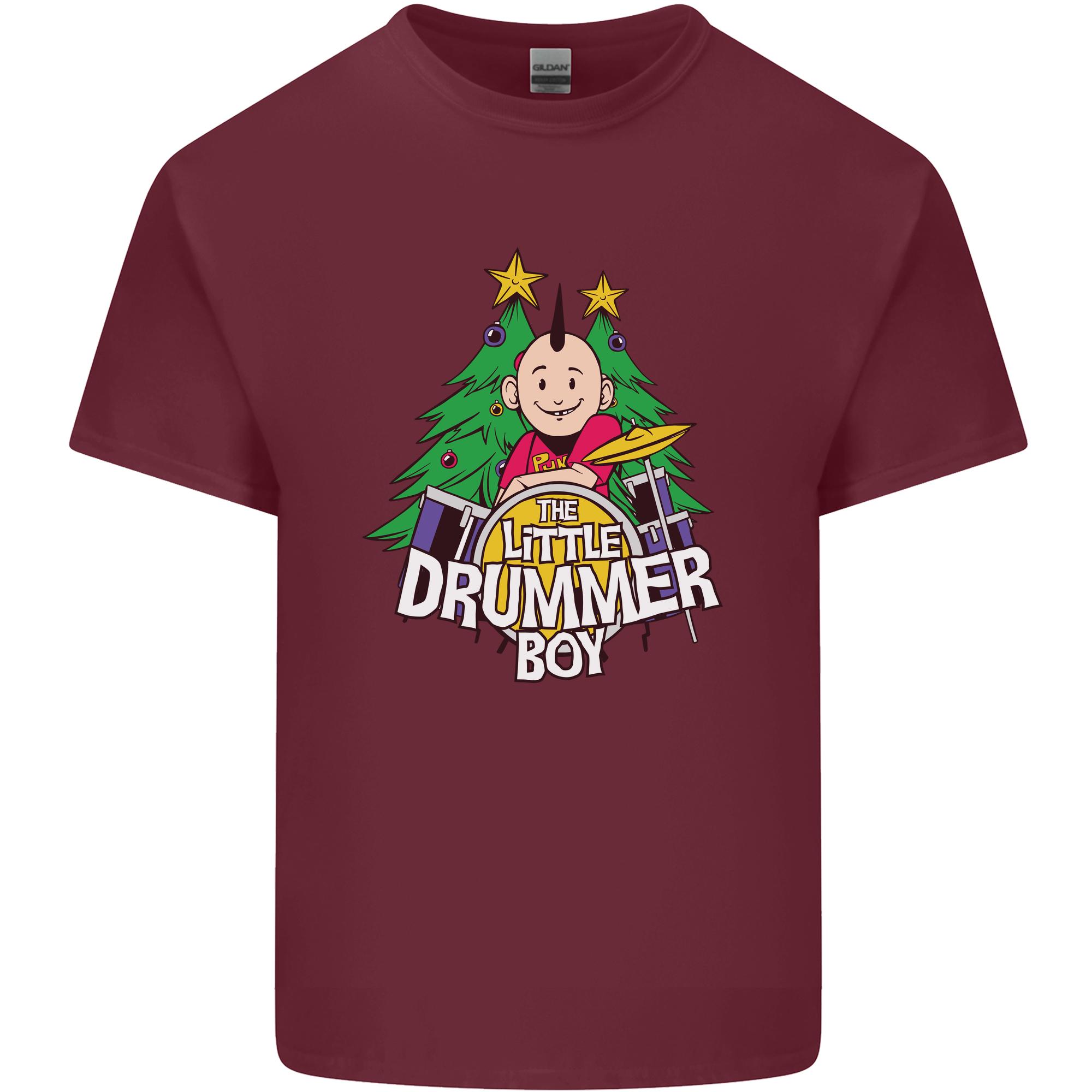 Christmas the Little Drummer Boy Funny Unisexs Light Cotton TShirt S