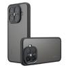For Xiaomi 15T Pro Case Skin-Touch TPU + PC Matte Phone Back Cover, Transparent Black