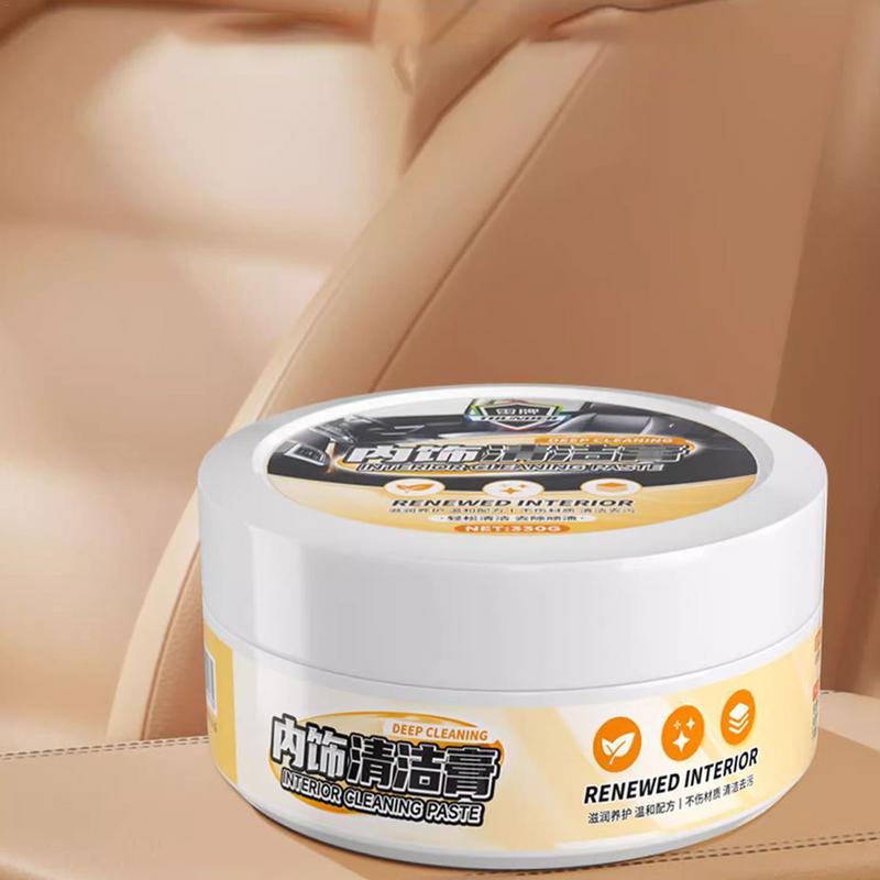 Car Detailing Refurbishing Cream Auto Leather Care Paste 330g Car Interior Maintenance Wax For Interior Spare Parts