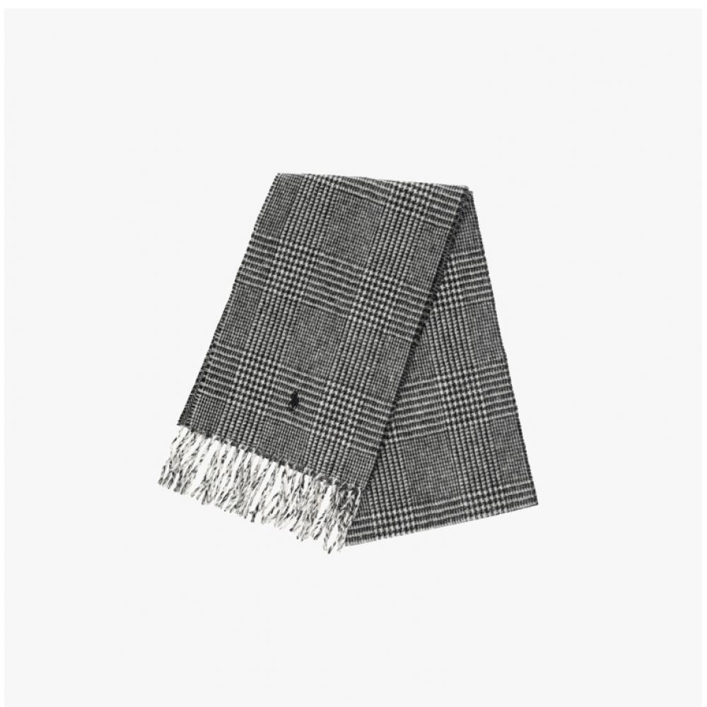 Polo Ralph Lauren Reversible Fringe Muffler Plaid Pc0945 003