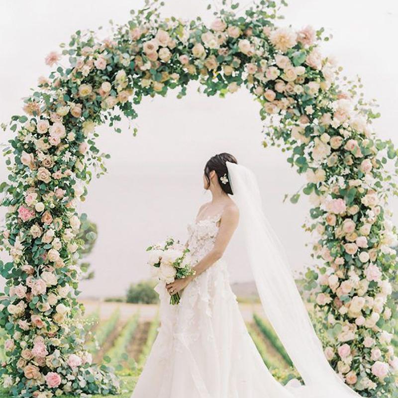 Wedding Arch Flower Frame Stand Balloon Arch Support Wedding Party Supplies Outdoor Lawn Decor Baby Shower Birthday Backdrop