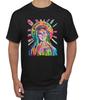 Rainbow Painted Mother Mary Dean Russo Design Men T- Shirt