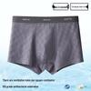Men's A-Grade Antibacterial Pure Cotton Boxer Briefs, Plus Size, Breathable, Four-Corner Design